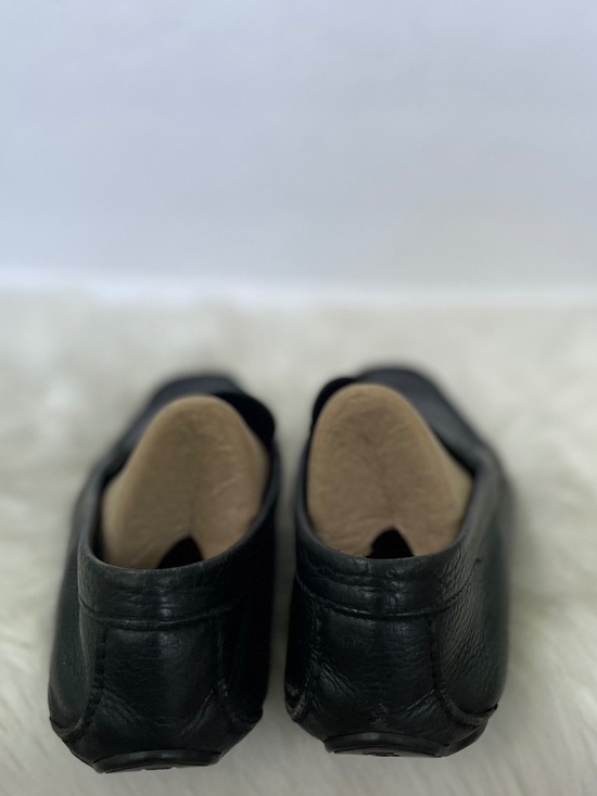 Salvatore Ferragamo Authentic Mens Black Leather Loafer Shoes Size 9 EE